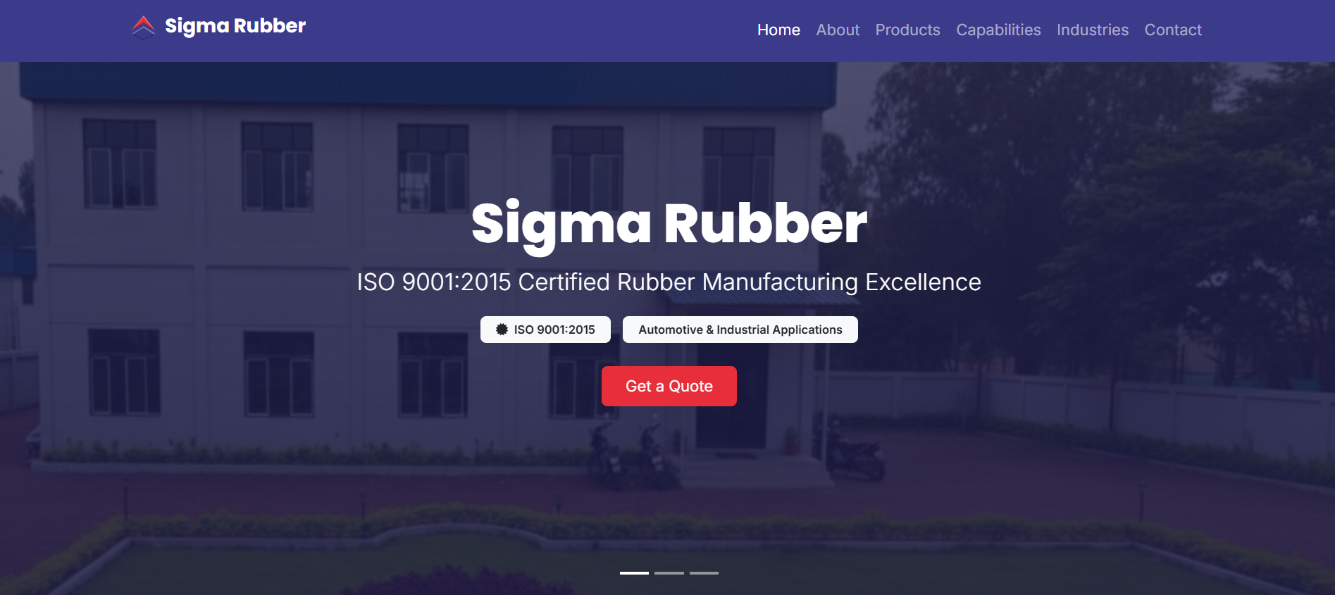 Sigma Rubber Website